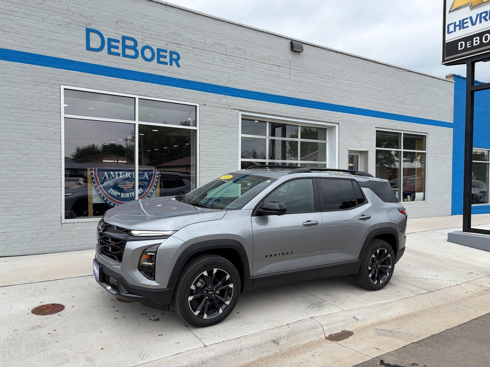 2025 Chevrolet Equinox RS, AWD, Safety & Tech Pkg, Convenience III Pkg, Heated & Cooled Front Seats, Heated Steering Wheel in Sterling...