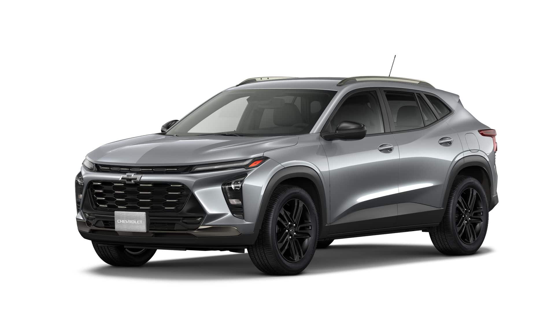 2026 Chevrolet Trax ACTIV in Sterling Gray Metallic — front three-quarter view